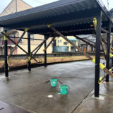 カーポート設置の際の「建て入れ直し（歪み・傾き防止の調整作業）」（他社との比較）