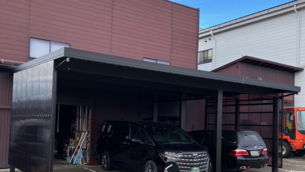 2025年 カーポート設置工事　南魚沼市株式会社A様